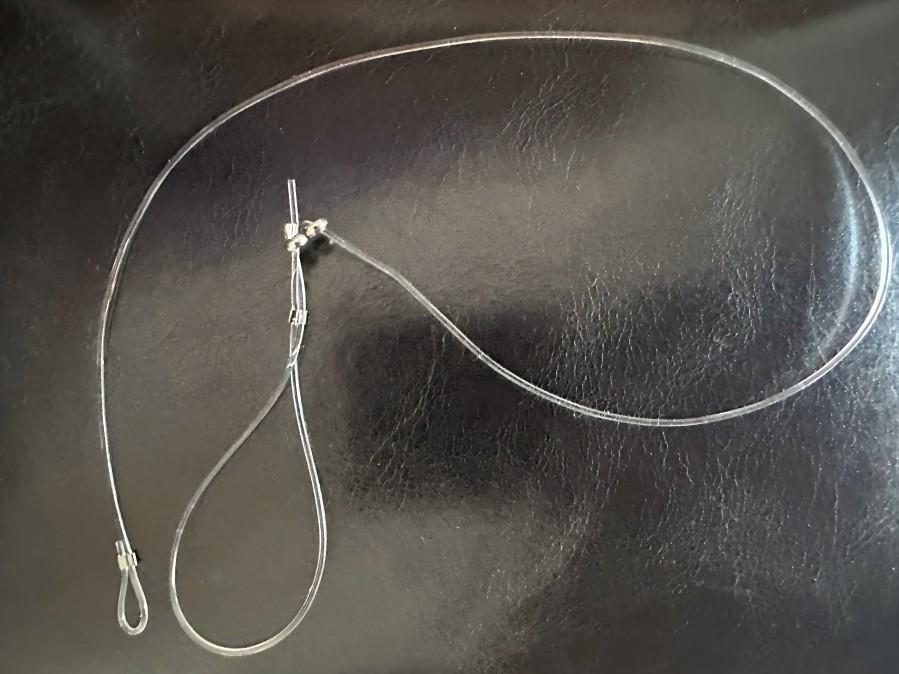 3pcs Invisible Adjustable Transparent Elastic Strap Wire for Hairline Toppper