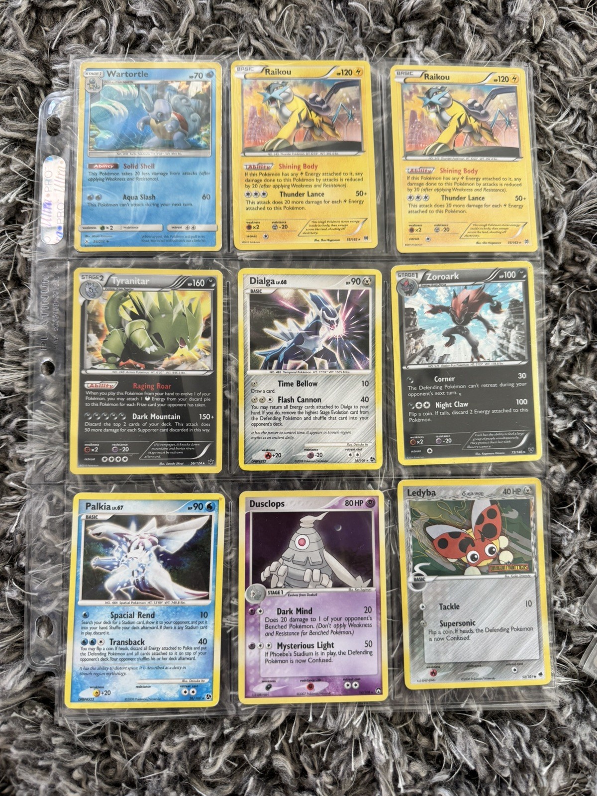 Binder Full 117 Pokemon Cards WOTC Vintage HOLO/ Rev Collection Lot Charizard