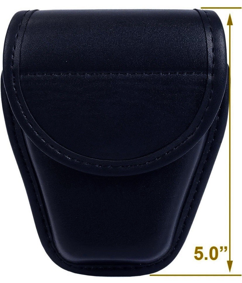 BlackHawk Black Single Handcuff Pouch Molded Solid Plain Finish 44A100PL - USA