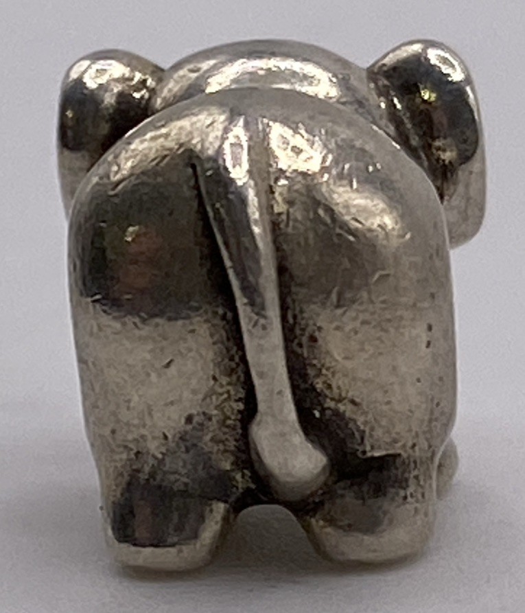 Authentic Pandora S925 ALE SS Elephant Charm 5.1g 790480