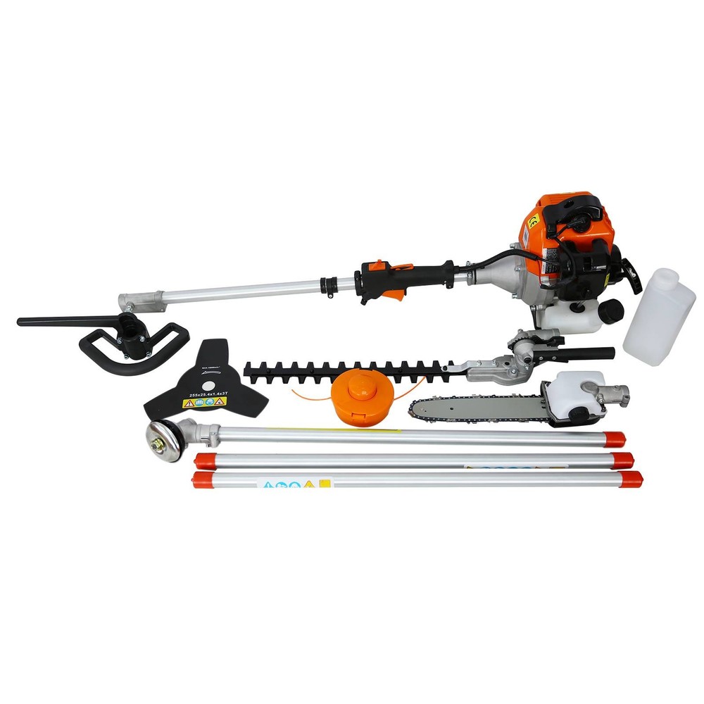 4 In 1 Multi-Functional Trimming Tool Garden Tool System With Gas Pole
