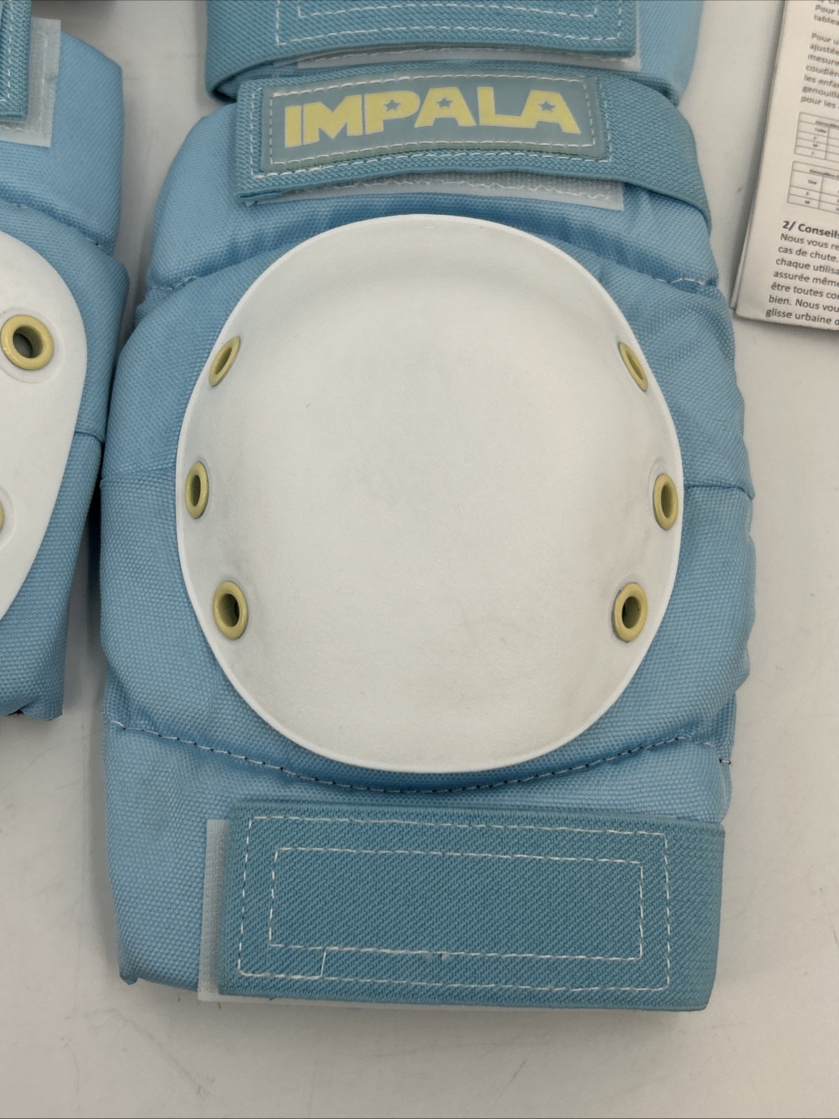 Impala Safety Gear Pack Adult SMALL Light Blue Knee Elbow Wrist Guards Skating