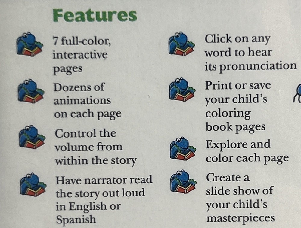 Blue Tortoise (Corel Software, 1995, CD-ROM) Children's Coloring Software - NEW