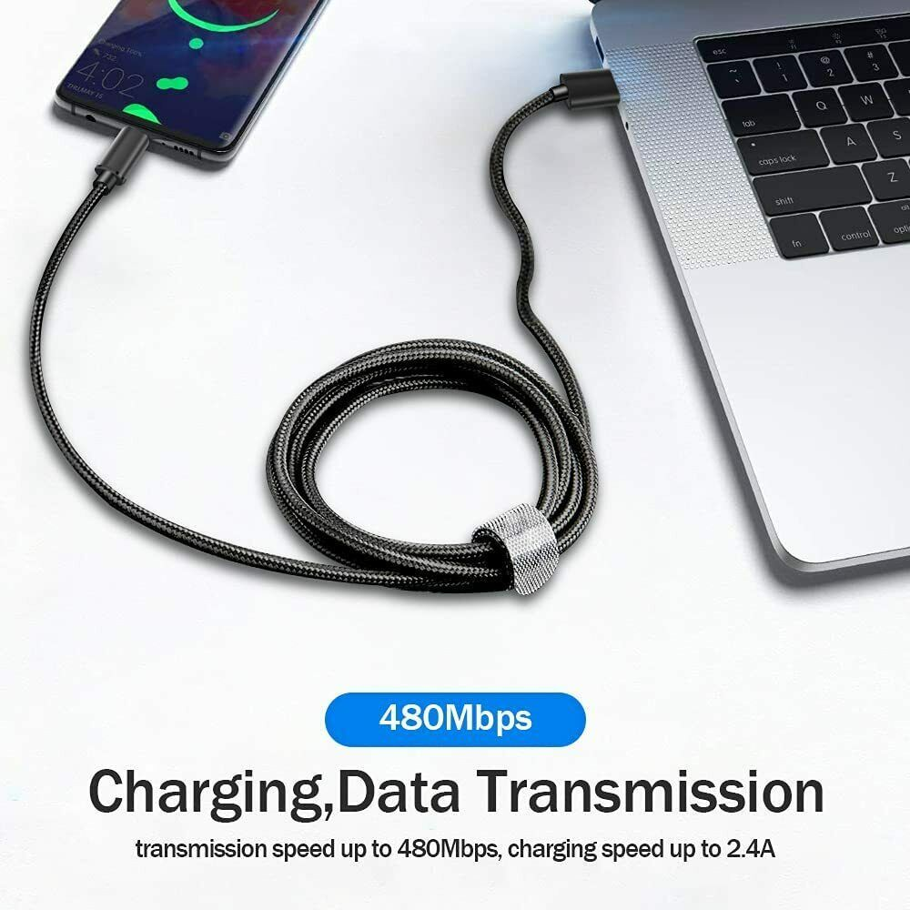 3/6/10Ft Micro USB Fast Charger Data Sync Cable Cord For Samsung HTC Android LG