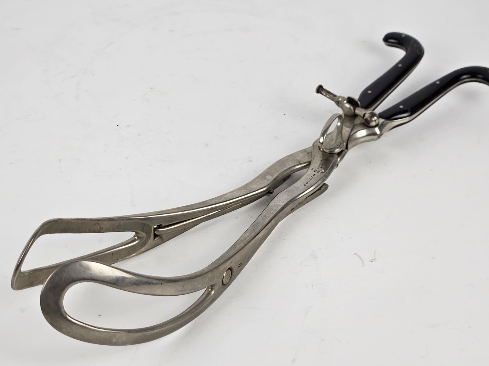 Antique 1800s US Civil War Surgeon Doctors Birthing Forceps Maison Collin France