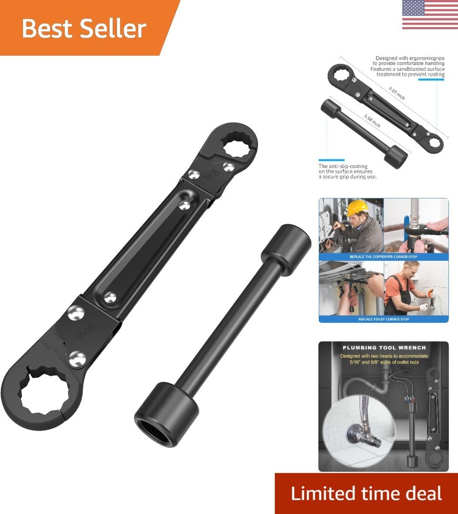 Multi-Functional Angle Stop Wrench Kit - Versatile Alloy Steel Plumbing Tool