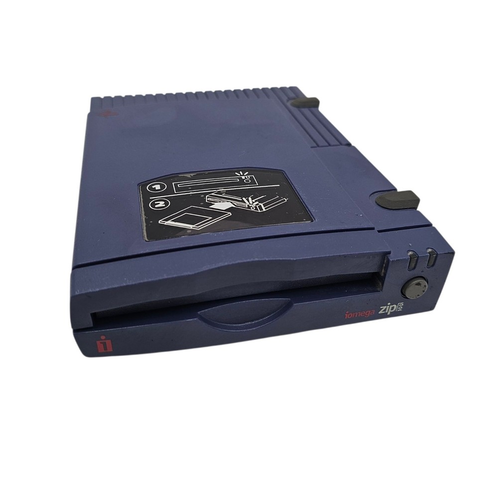 Iomega External Parallel ZIP-100 Drive Z100P2 NO Cable or AC Adapter Untested