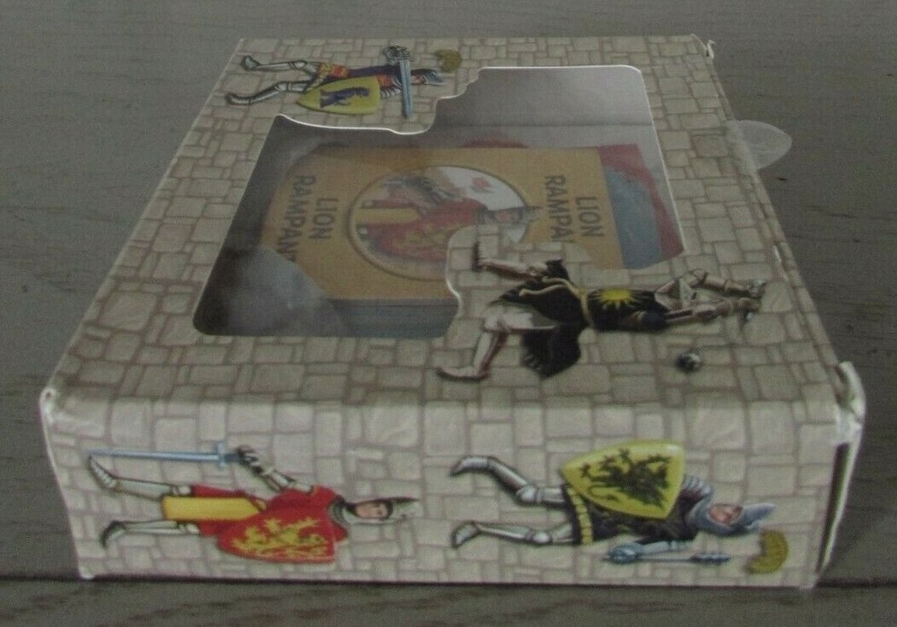 Knights Card Box & Medieval Heraldic Game Plan Origin Unknown?