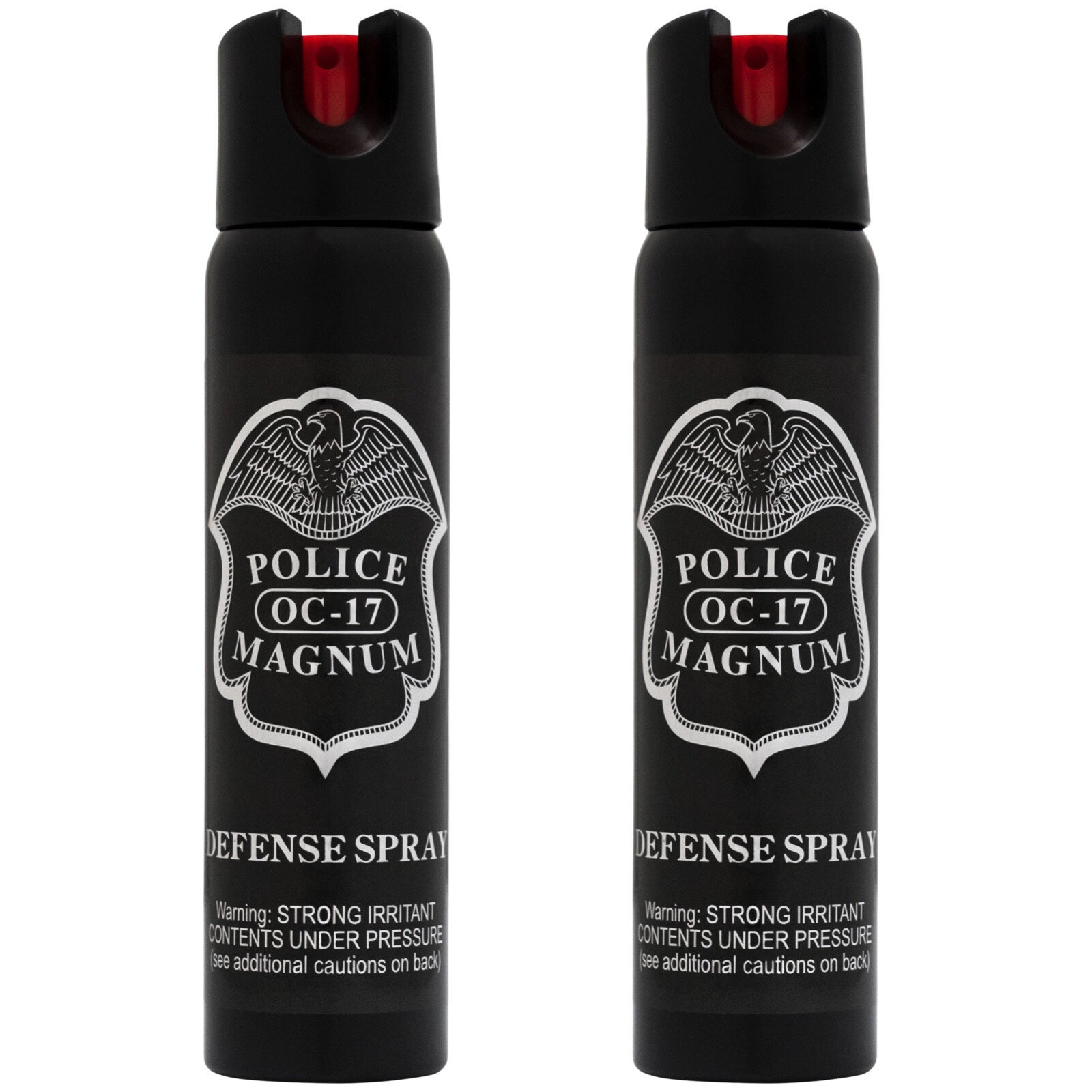 2 PACK Police Magnum pepper spray 5 oz Safety Lock Defense Security Protection