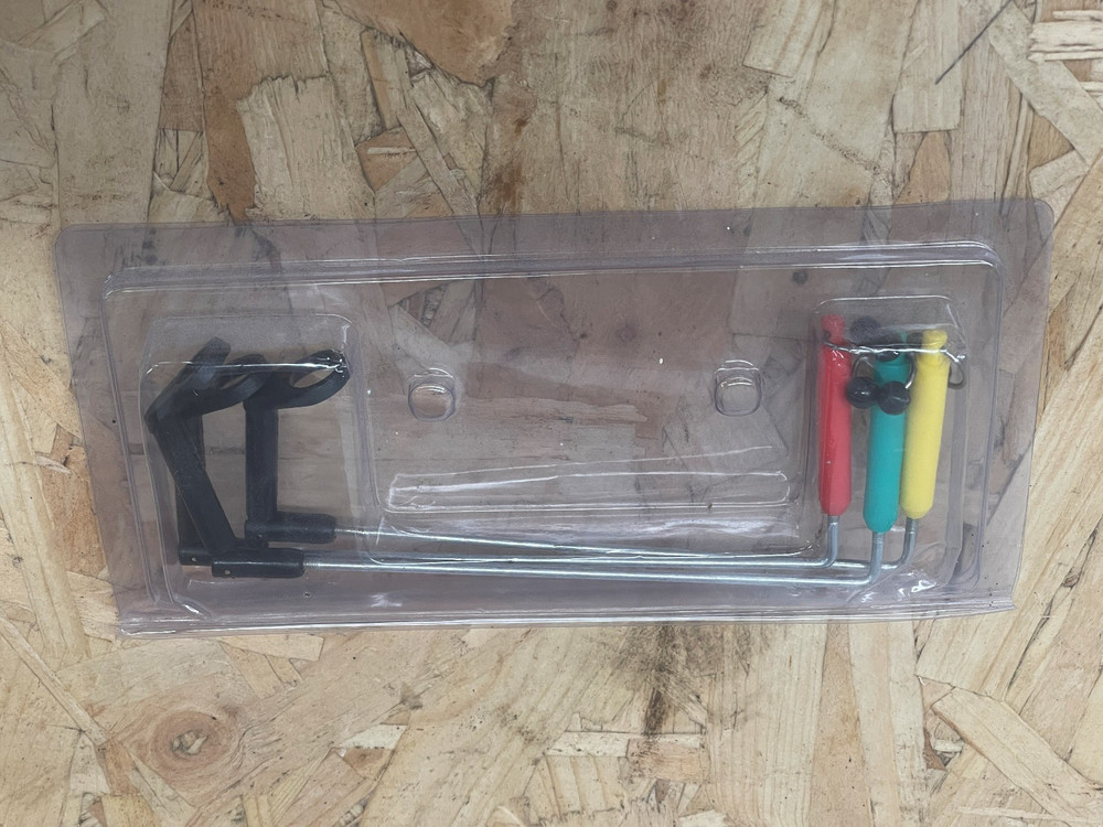 Fishing - Swing Arm Bite Indicators - Red, Yellow & Green