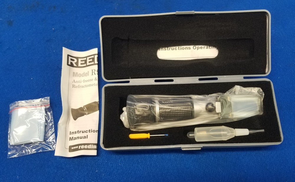 Reed Instruments Refractometer R9700 Battery Coolant / Glycol Refactometer ATC