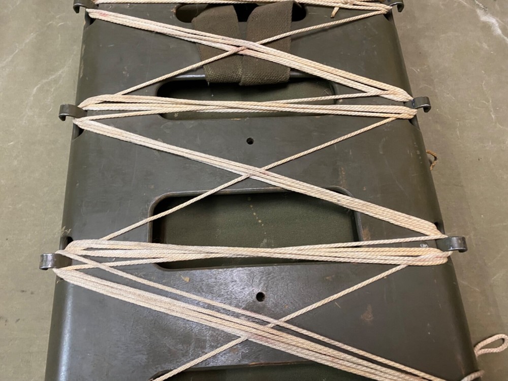 ORIGINAL WWII US ARMY M1944 EQUIPMENT AMMO CARRY PACK BOARD BACKPACK-DATED 1944