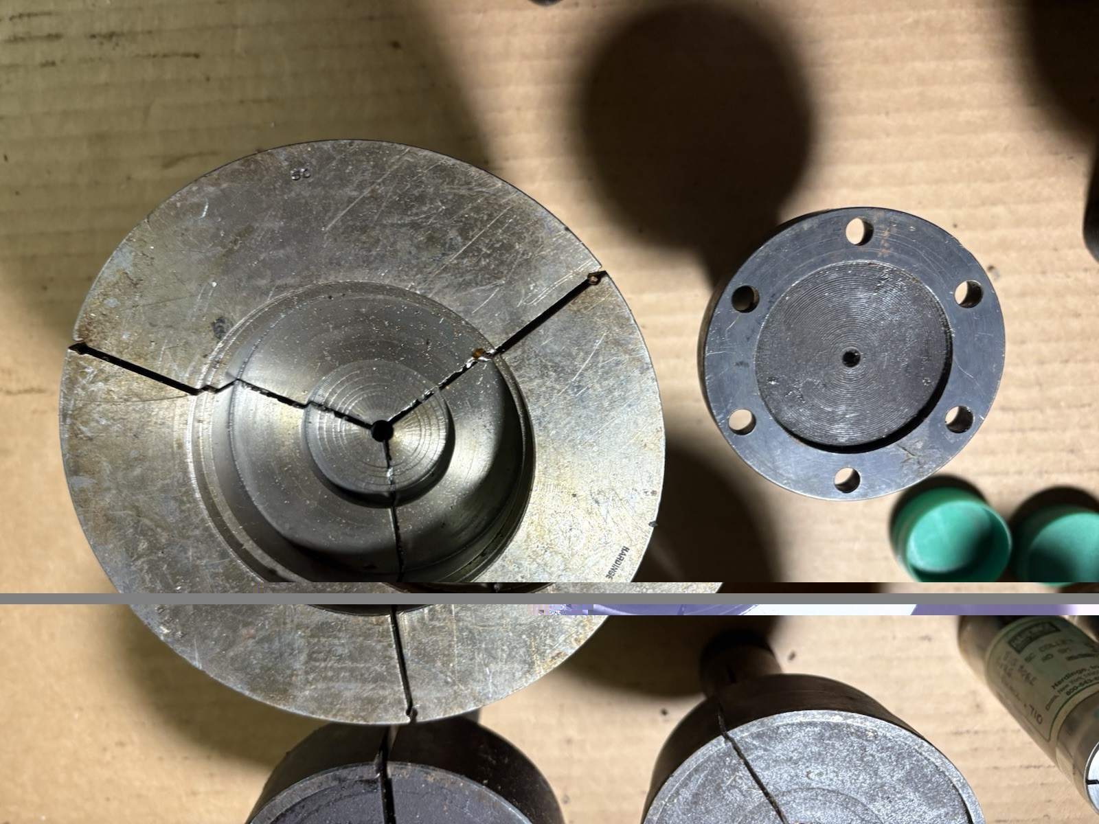 Lot of 5C Emergency and Expanding Collets and Fixture Hardinge others