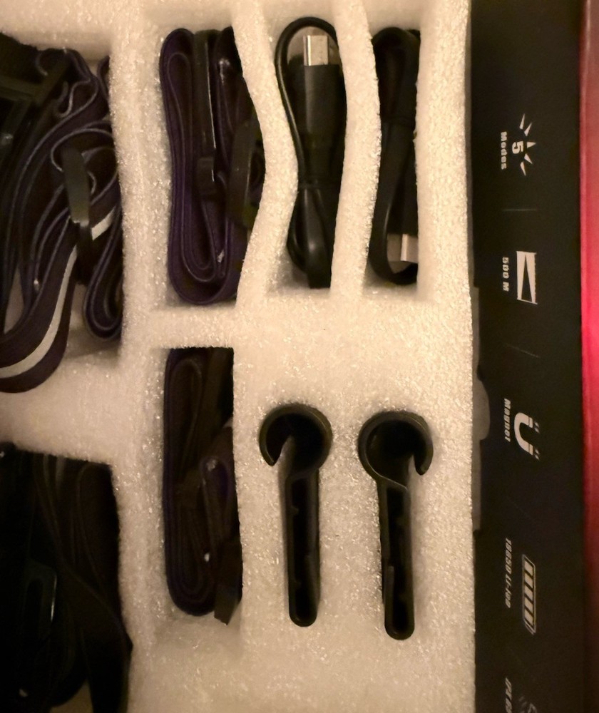 LED Headlamp Rechargeable 2-Pack