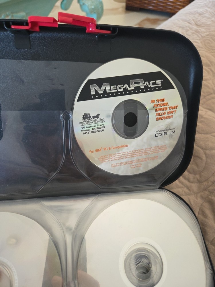 CD Box Holder By ALPHA W/ MISC CDs