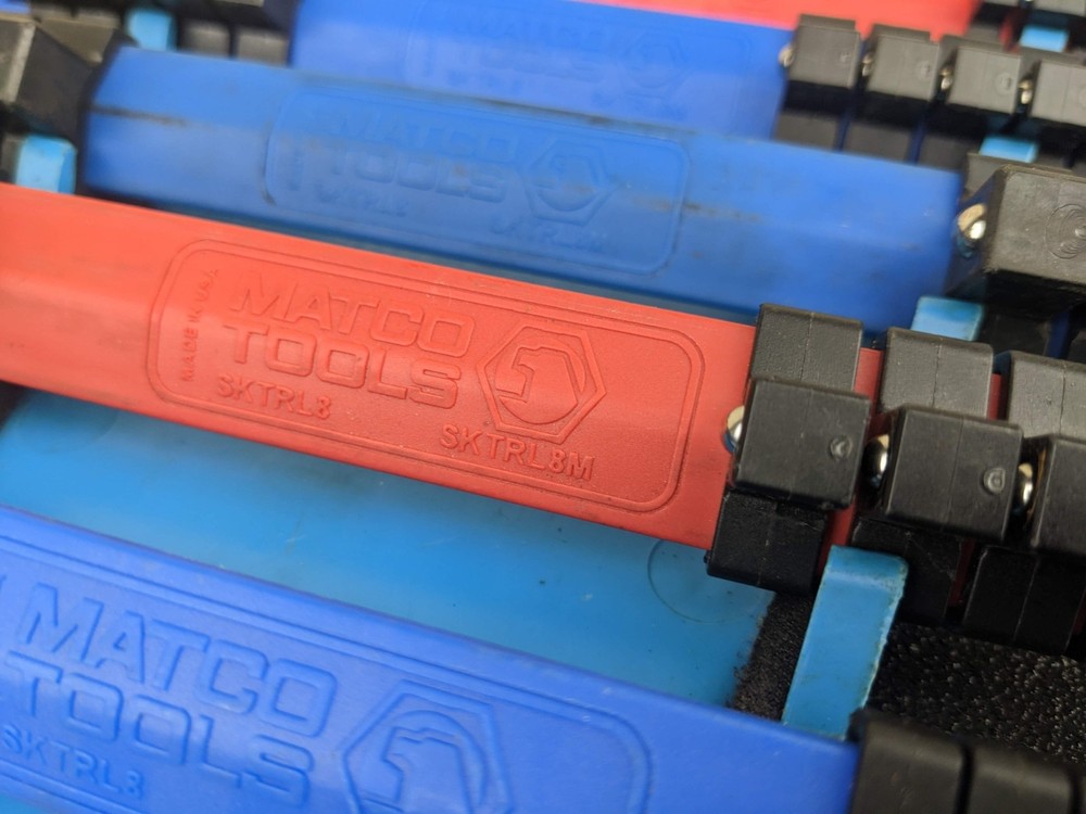 Matco Tools Plastic Socket Rail Organizers Lot