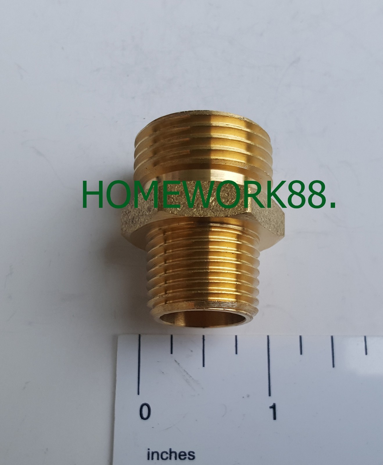1 PIECE - 1/2" MALE NPT PIPE X 3/4" MHT GARDEN HOSE ADAPTERS - LEAD FREE BRASS