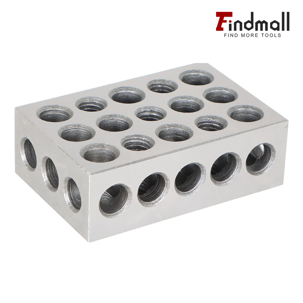 1 Matched Pair Ultra Precision 1-2-3 Blocks 23 Holes .0001" Machinist 123 Jig