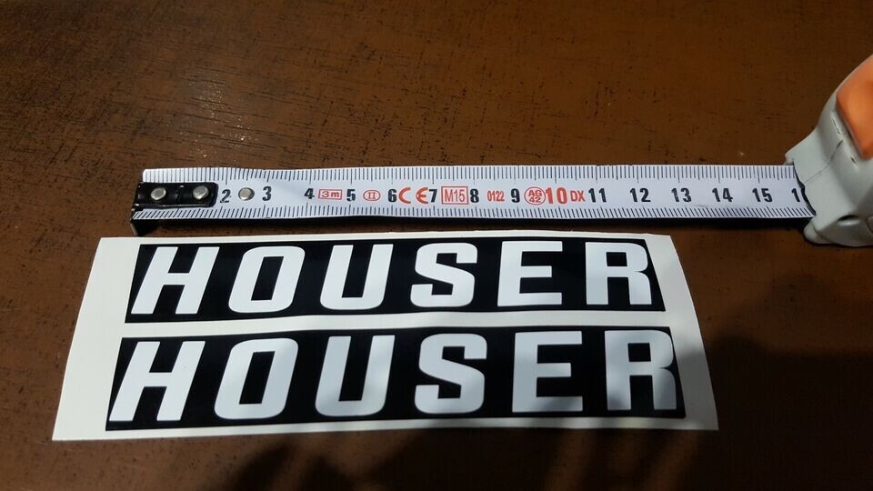 Houser Racing Suspension Swingarm Protector Stickers Decals 2 PCs