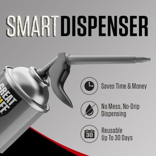 Great Stuff 99112876 Smart Dispenser Multipurpose Black, 12 Assorted Styles