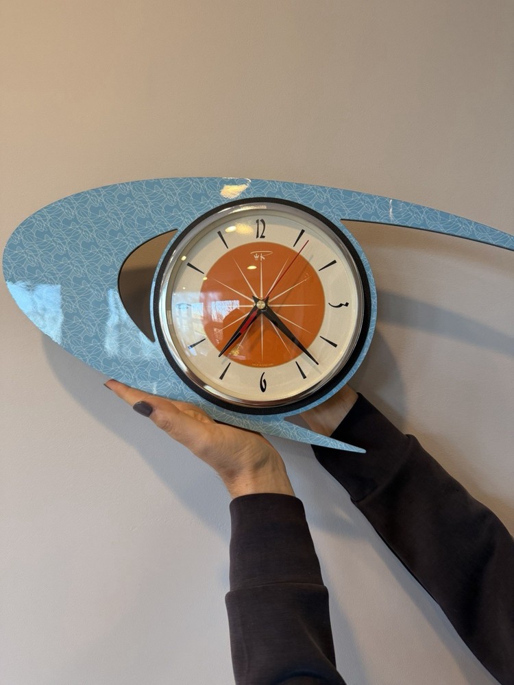 Mid Century Reproduction Cool Clock Wall Clock