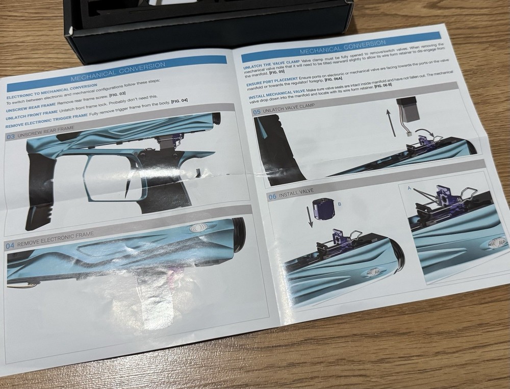 Shocker Amp Mechanical Upgrade Conversion Mech Frame Kit Black