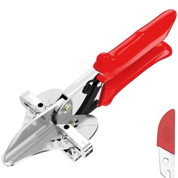 GARTOL Ratchet Miter Shears for Angular Cutting Molding Crafting
