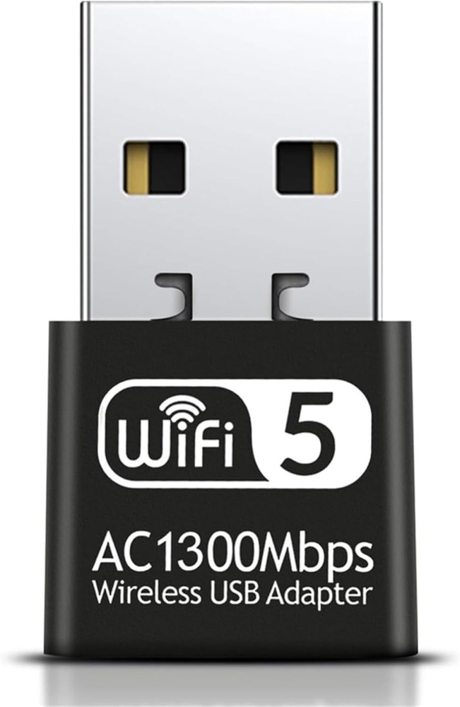 Wodgreat 1300Mbps USB WiFi Adapter for PC-Tiny Size Wireless Network Adapter for
