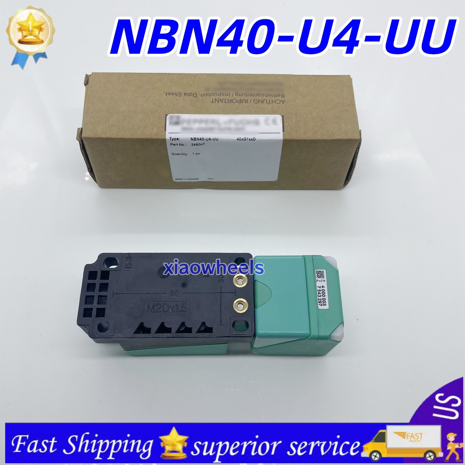NBN40-U4-UU NEW IN BOX Pepperl + Fuchs Inductive Sensor 24-250VDC/24-230VAC