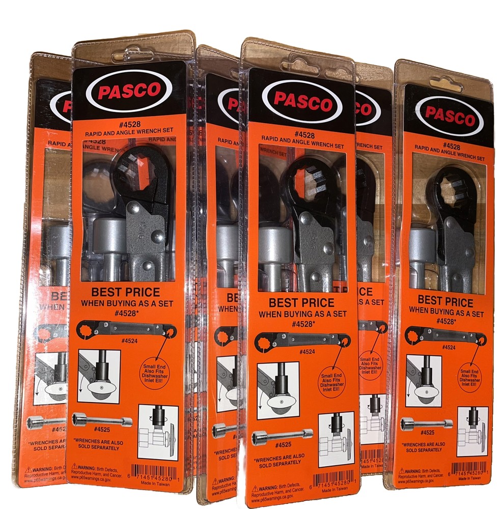 Pasco Kwik Tite & Angle-On Wrench Kit  4528