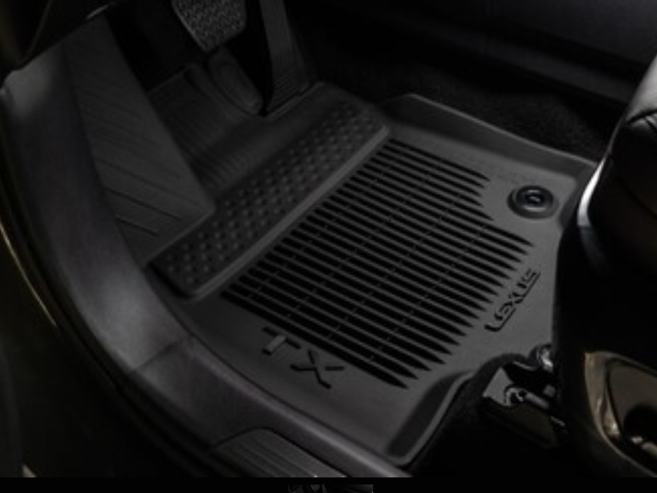 LEXUS OEM FACTORY ALL WEATHER FLOOR LINER SET 2024-2026 TX350 TX500H BLACK