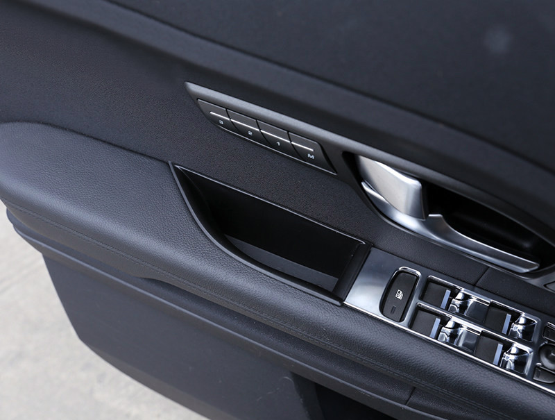 2PCS Plastic Interior Front Door Storage Box For Range Rover Evoque 2012-2015