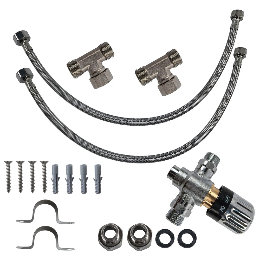 Sensor Valve Adjustable Temperature Bypass for Instant Hot Water Recirculating