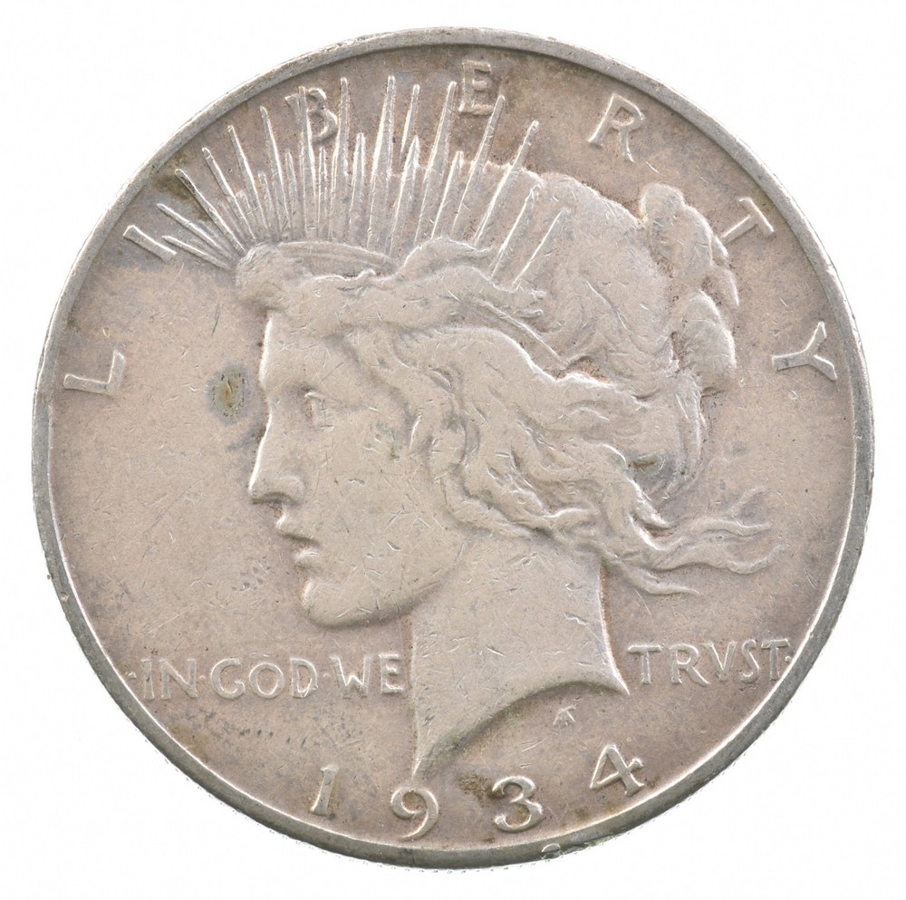 1934-S Peace Silver Dollar *5204