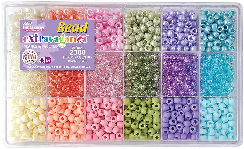 Bead Extravaganza Bead Box Kit 19.75oz Pastel