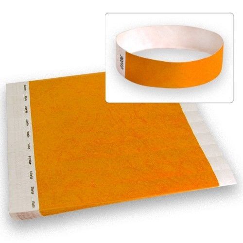 100, 500, 1000 Count - 3/4" Tyvek Wristbands (Choose Your Color)