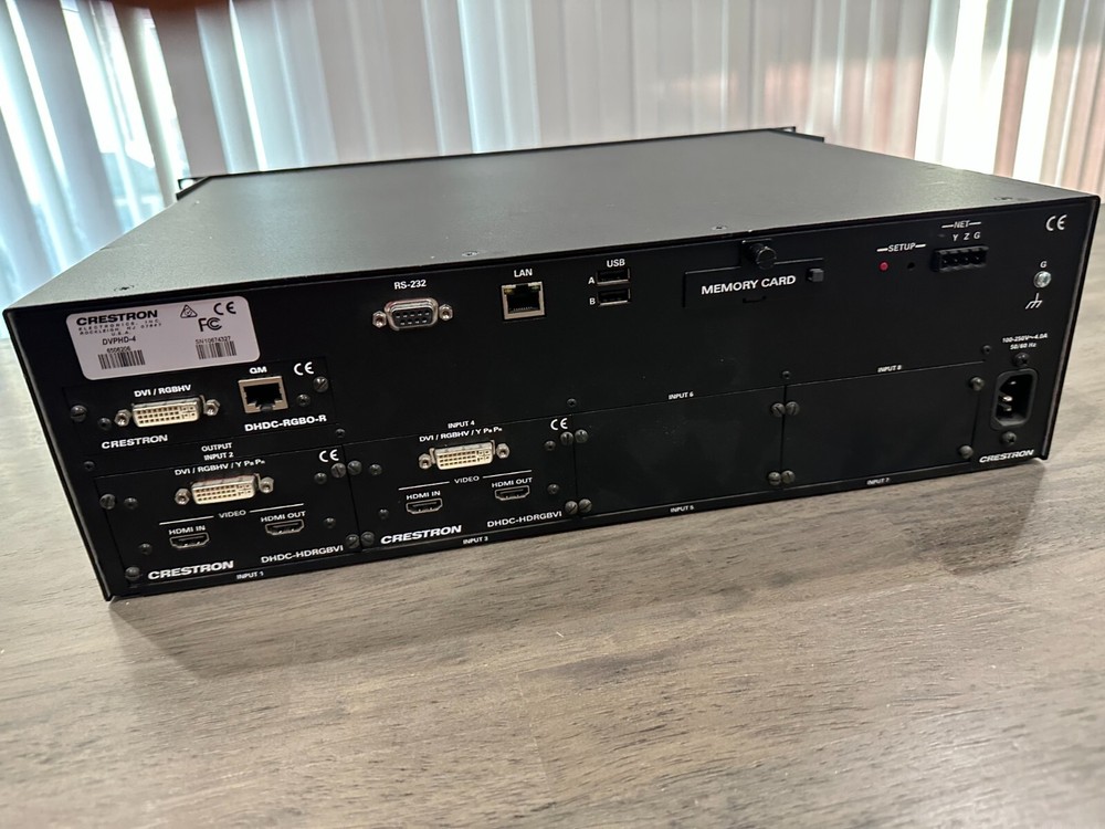 Crestron DVPHD-4 High-Definition Digital Video Processor w/ 3 Cards