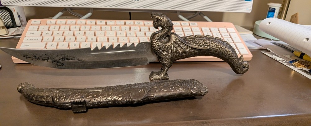Fantasy Dragon Dagger with Sheath