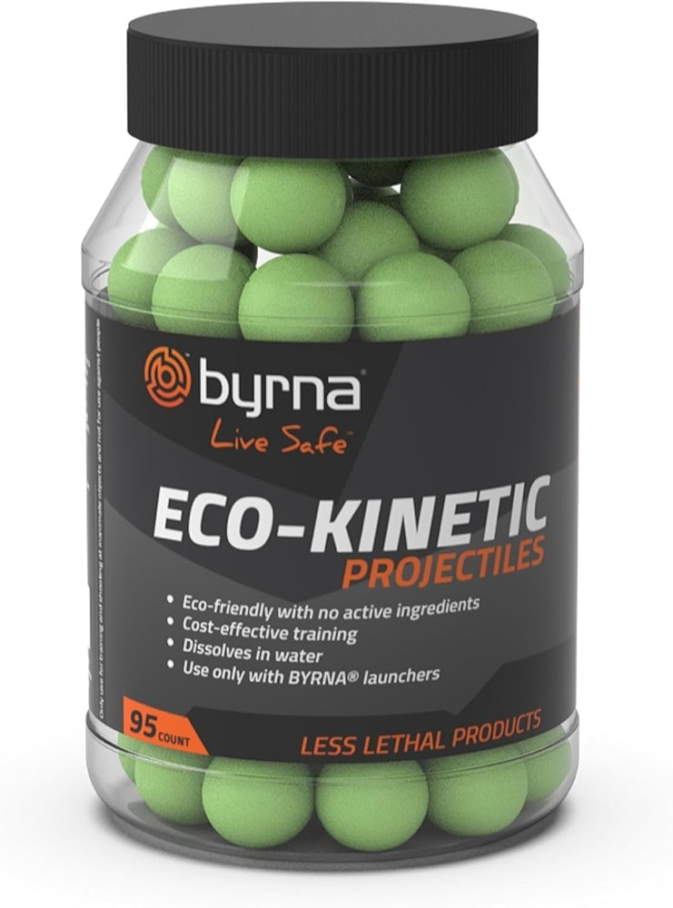 0.68 Caliber Eco-Friendly Projectile Rounds with Visual Impact Technology