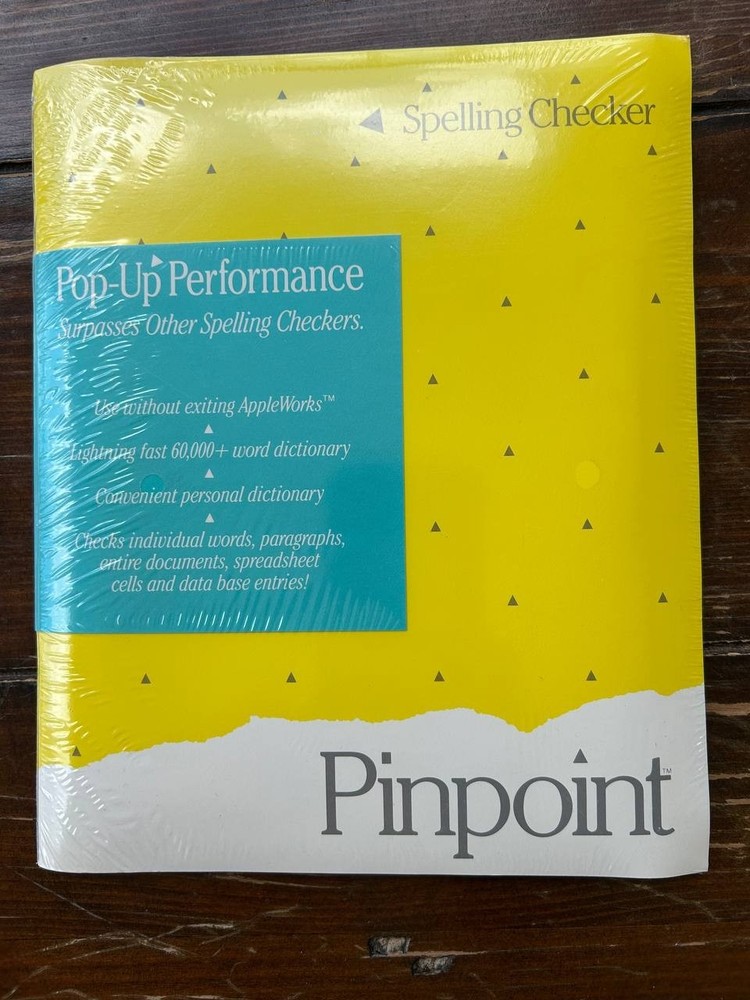 Pinpoint Spelling Checker for Macintosh