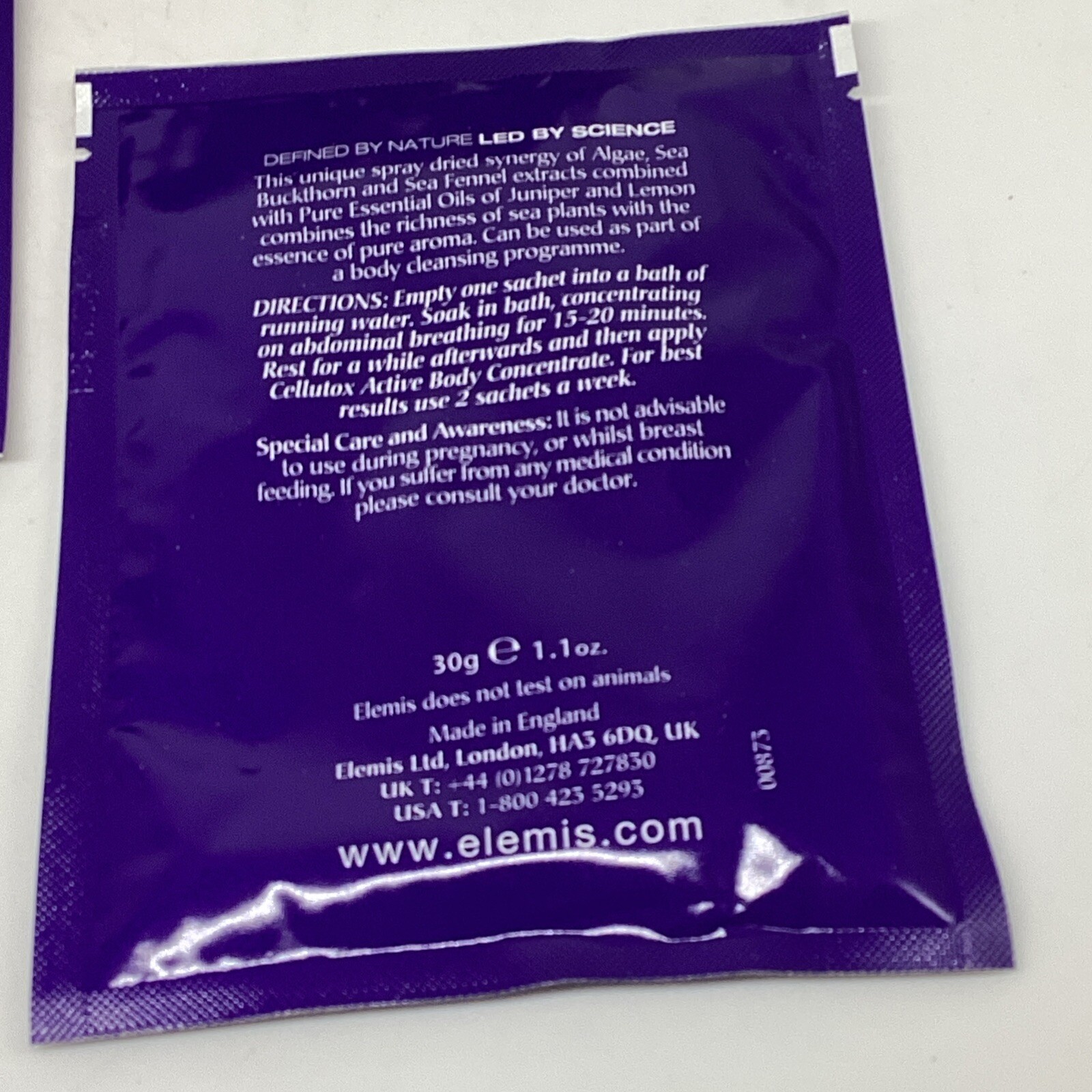 6 packs Elemis Aroma Pure Cellutox Herbal Bath Synergy Aroma Spa New 1.1oz Each