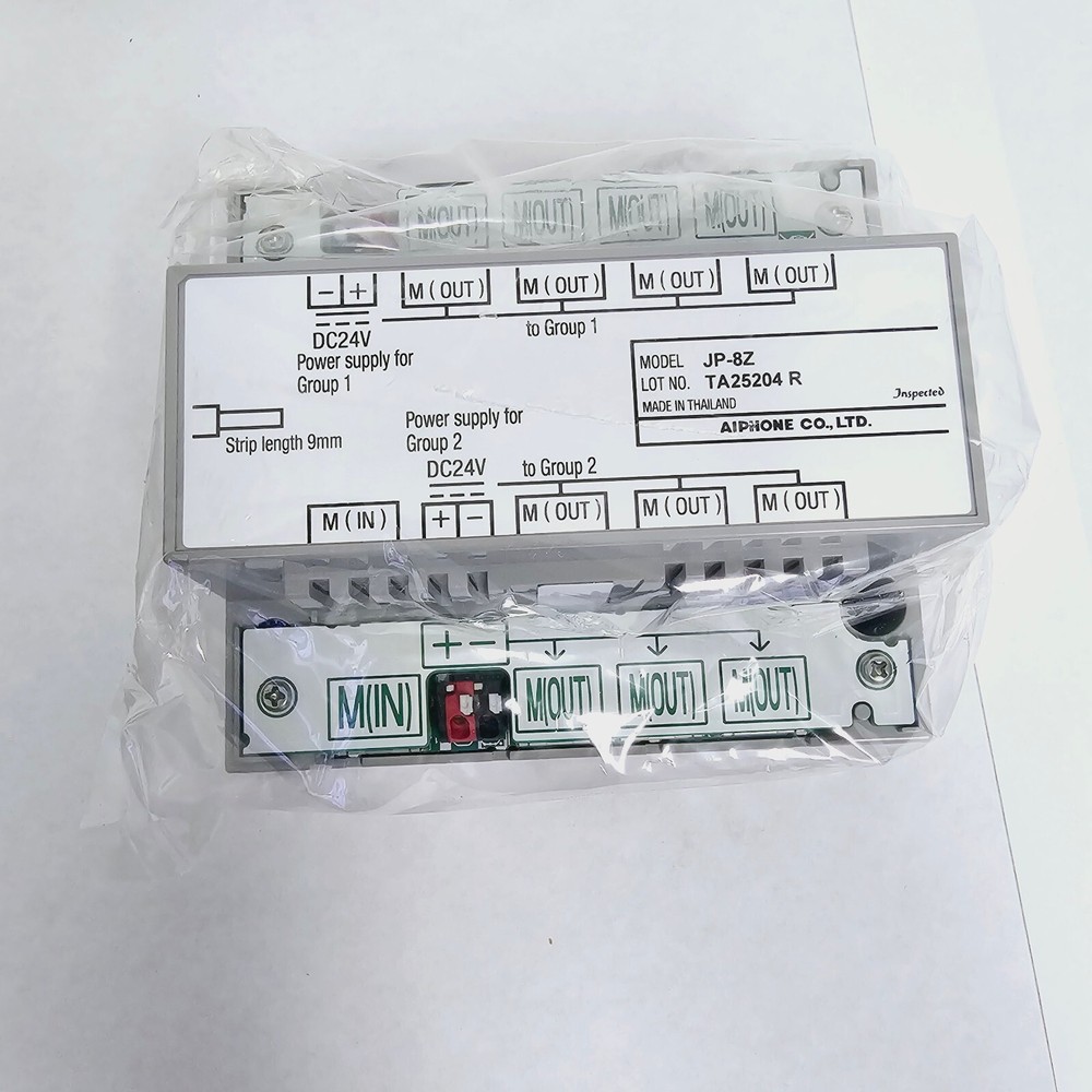 AIPHONE JP-8Z Distribution Adapter for Video Sub Master Stations NEW
