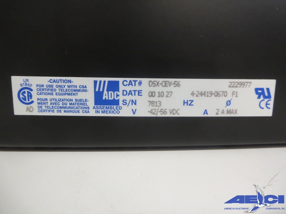 ADC DSX-CEV-56 DSX PANEL