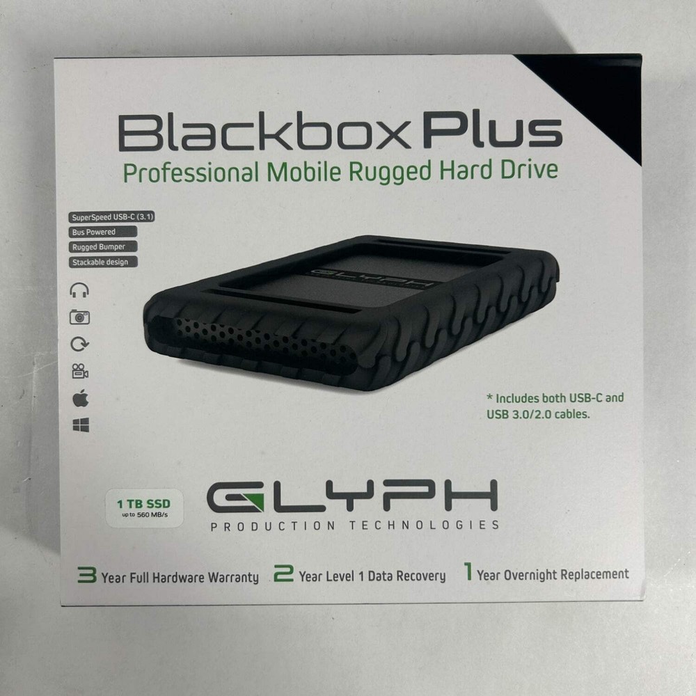 New Glyph Blackbox Plus External SSD BBPLSSD1000