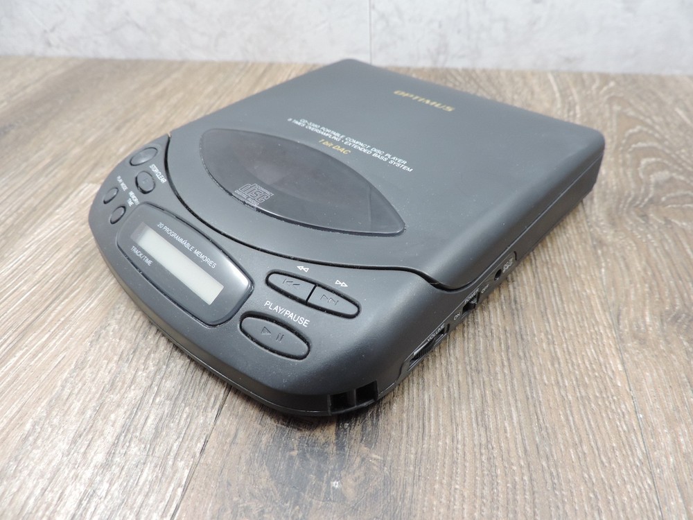 Optimus Portable Compact Disc Player CD-3380 Tested Works