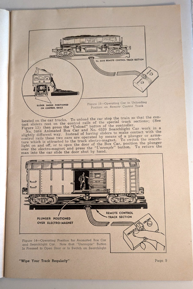Instructions For Assembing And Operating Lionel Trains, booklet, 1949