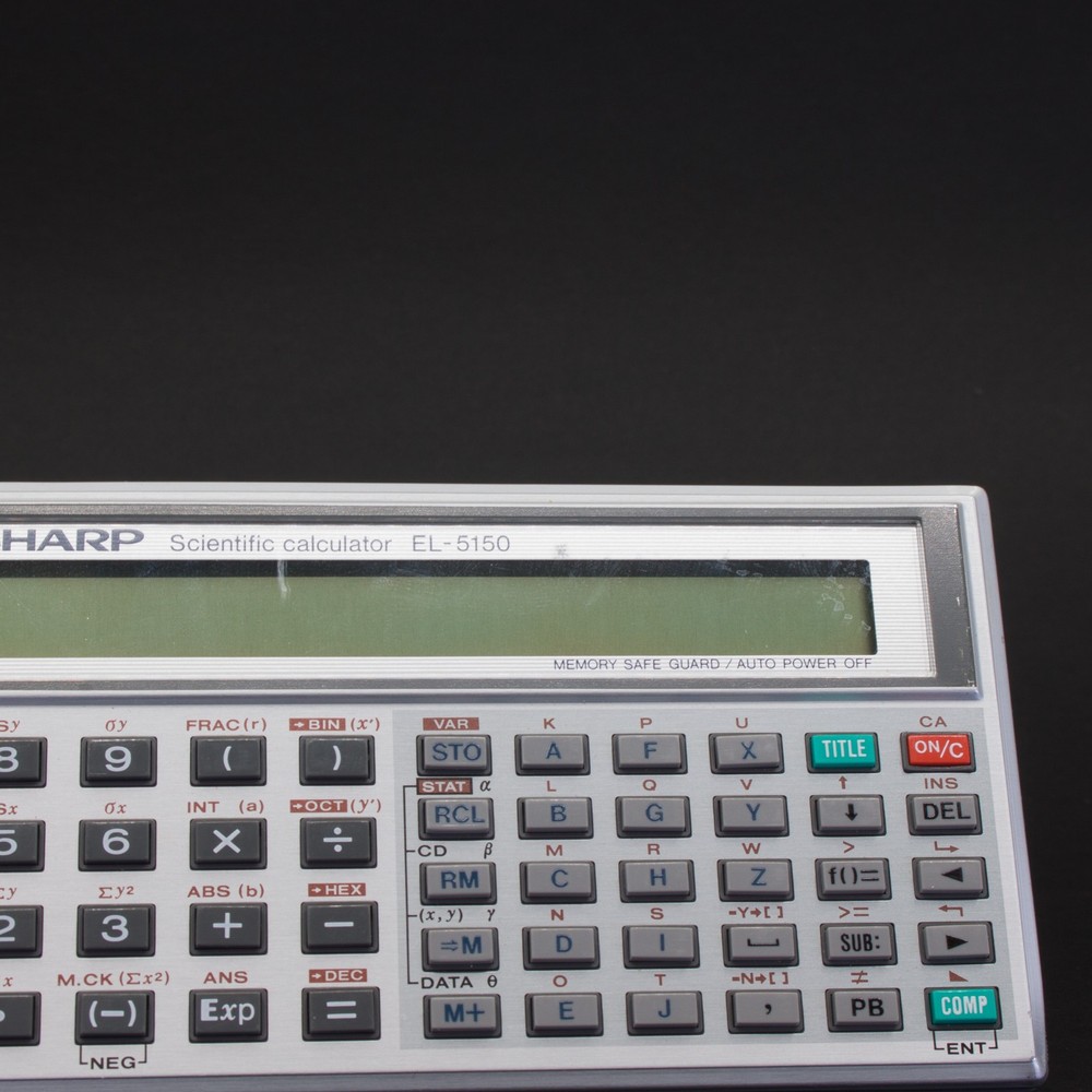Sharp EL-5150 Scientific Calculator with Text - Tested and Working - Very Worn