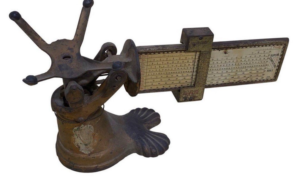 Vintage Superb Computing Scale Cast Iron Antique General- Candy Store Scale