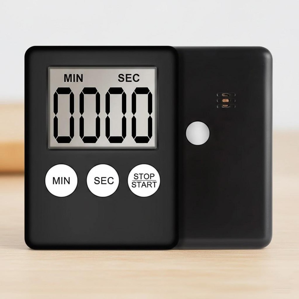 Large LCD Digital Kitchen Cooking Timer Count-Down Up Clock Loud Magnetic Alarm