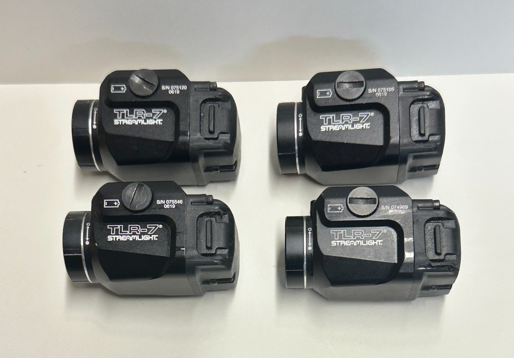 STREAMLIGHT TLR-7 Tactical Flashlight- 1913-1 Rail Key installed - $90 EACH!